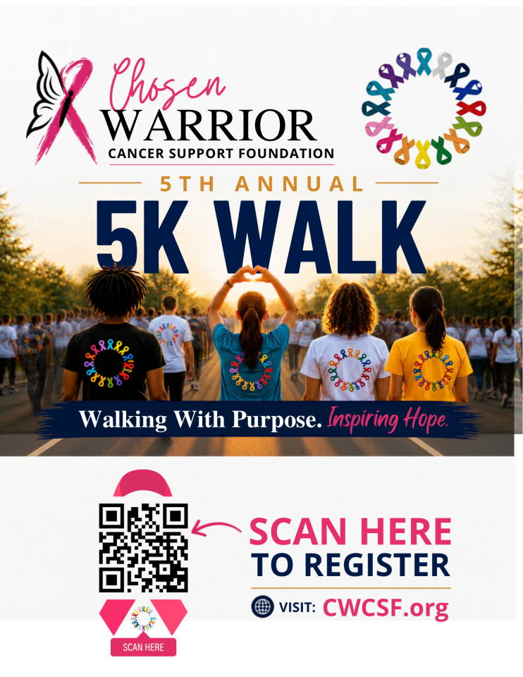 5th Annual Chosen Warrior Cancer Support Foundation 5K Walk